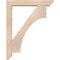 Ekena Millwork Westlake Slat Smooth Bracket w/ Offset Brace, Douglas Fir, 5 1/2"W x 30"D x 38"H BKT0604X30X38WTL06SDF - alternate 4